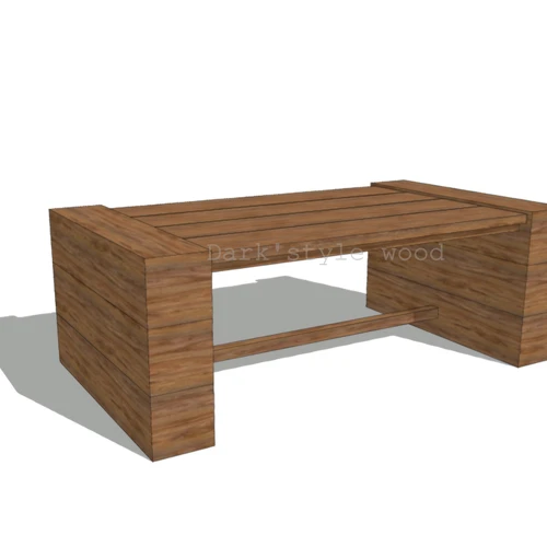 Lauko stalas 3 balkiai ¦ TIMBER - Stalai