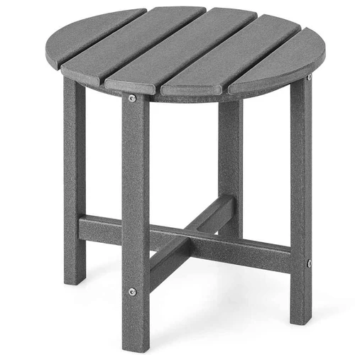 Lauko stalas 46x46cm., pilkos spalvos