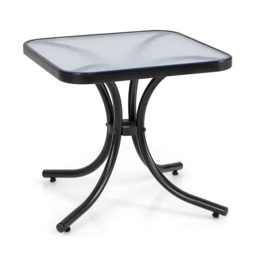 Lauko stalas 50x50x45cm., juodos spalvos