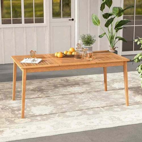 Lauko stalas, 6 asmenims, 170,18 × 76,2 × 88,9 cm - Stalai