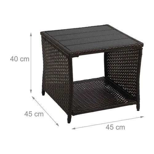 Lauko stalas Relaxdays 10052553_93, 45 × 40 × 45 cm - Stalai