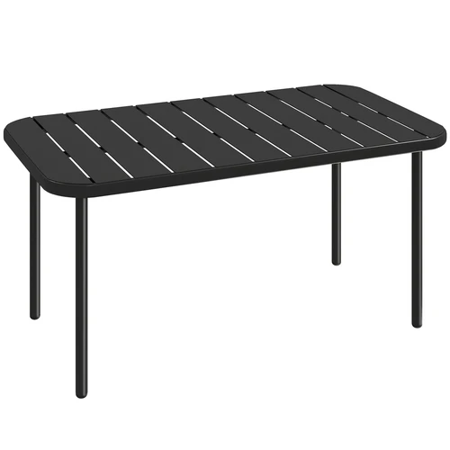 Lauko staliukas, Juoda, 90 × 43 × 50 cm