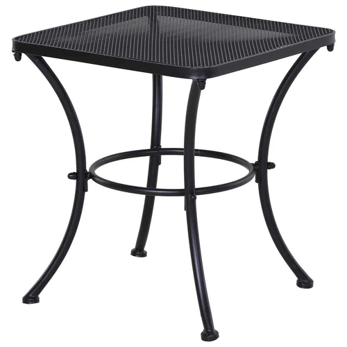Lauko staliukas Outsunny 45x45x50cm., juodos spalvos