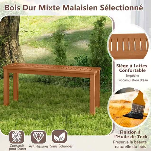 Lauko suoliukas, 2 vietų, 100 × 47 × 30 cm - Suolai, daiktadėžės