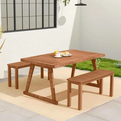 Lauko suoliukas, 2 vietų, 100 × 47 × 30 cm - Suolai, daiktadėžės