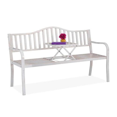 Lauko suoliukas Relaxdays 10036072_1255, iki 3 žmonių, 150 × 89 × 58,5 cm