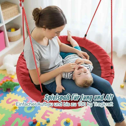 Lauko sūpynės Relaxdays, lizdo formos - Supamieji krėslai, supynės