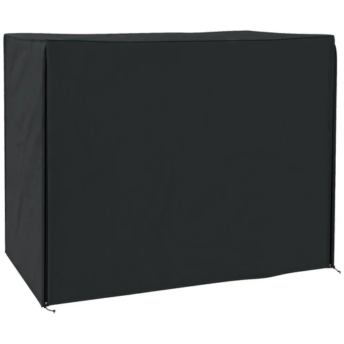 Lauko supynių uždangalas Outsunny 220x125x172cm., juodos spalvos