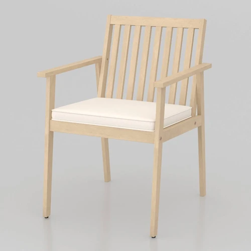 Lauko valgomojo kėdės, 2 vnt, 64 × 86 × 59 cm