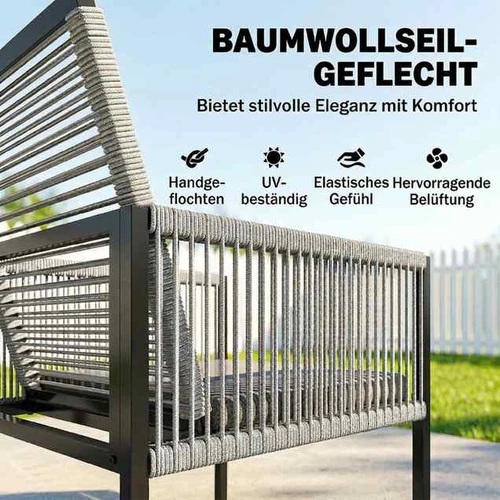 Lauko valgomojo komplektas, 5 dalių, 120 × 120 × 72 cm - Lauko baldų komplektai