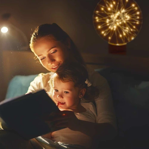 LED lempučių vainikas Relaxdays, Balta, 30 × 25 × 3,5 cm - Staliniai šviestuvai