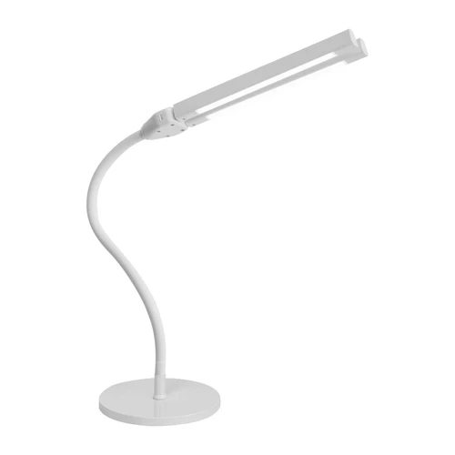 LED stalinė lempa Glow 6020, DUAL galvutė, Balta - Staliniai šviestuvai