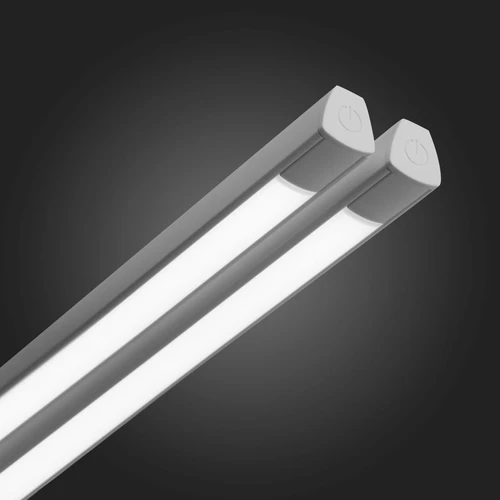 LED stalinė lempa Glow 6020, DUAL galvutė, Balta - Staliniai šviestuvai