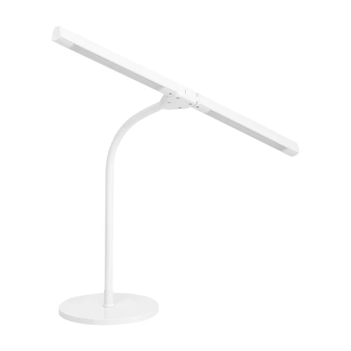 LED stalinė lempa Glow 6020, DUAL galvutė, Balta - Staliniai šviestuvai