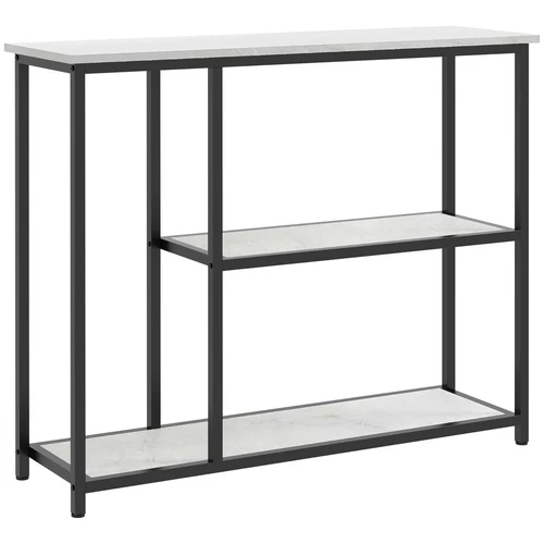 Lentyna Homcom 100x30x80cm., pilkos/juodos spalvos