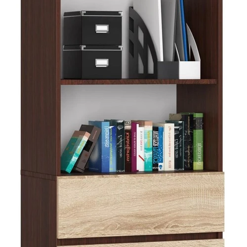 Lentyna NORE CLP R60, tamsiai rudos/ąžuolo spalvos