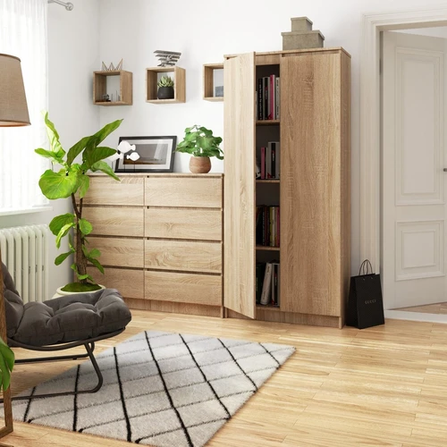 Laminuota 16 cm lentynų spinta atspari trinčiai