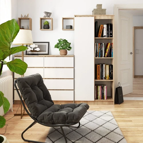 Knygų spinta su 24 mėn. garantija