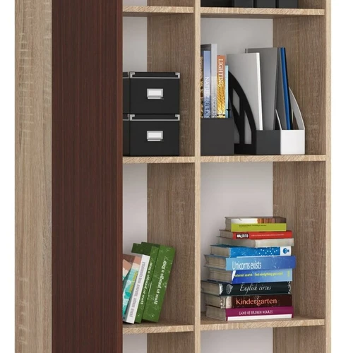 Atspari dilimui knygų spinta su ABS briaunomis