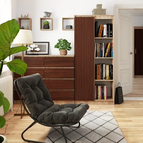 Knygų spinta su 24 mėn. garantija ir pristatymo vadovu