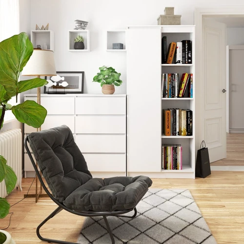 Knygų spinta su apsauginėmis ABS briaunomis