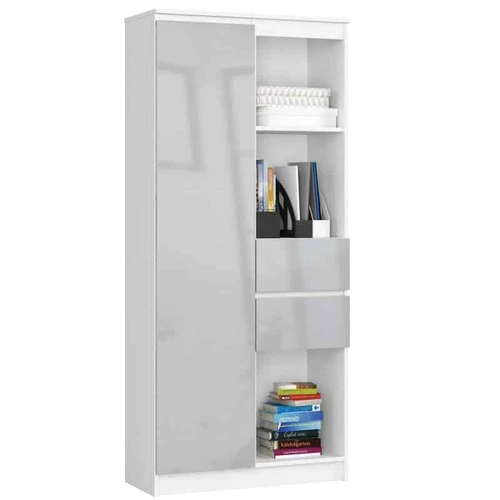 Lentyna NORE CLP R80, baltos/šviesiai pilkos spalvos