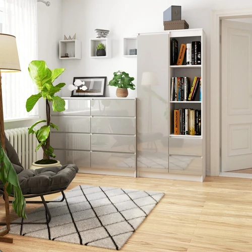 Modernus stelažas su 24 mėn. garantija ir instrukcijomis