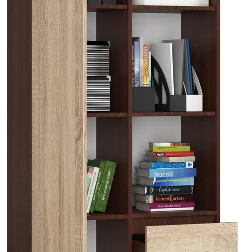 Stelažas su traukiamais stalčiais ir ABS briaunomis