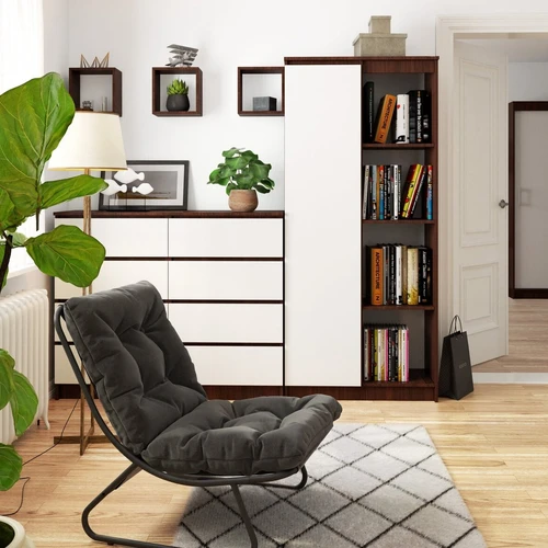 Knygų spinta su 24 mėn. garantija