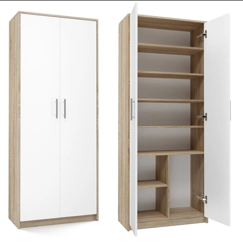 Lentyna Oliv 2D, ąžuolo spalvos/balta