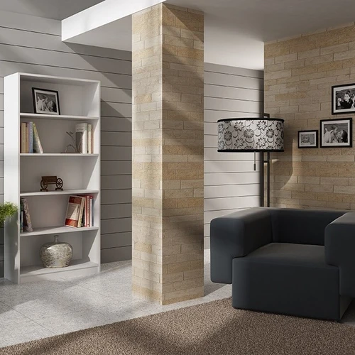 Ergonominė 182 cm aukščio lentyna su 33 cm tarpu tarp lentynų