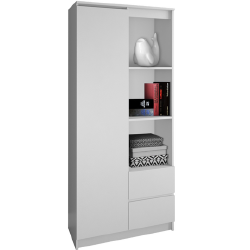 Ergonominė pusiau atvira vitrina su ABS briaunomis