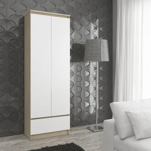 Patogi ir tvirta knygų spinta su metaliniais kreiptuvais ir reguliuojamomis lentynomis