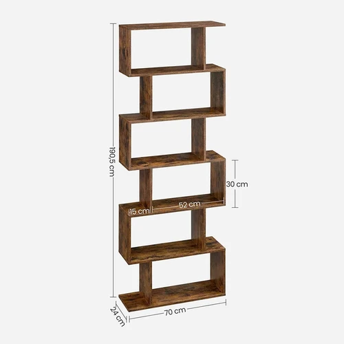 Knygų, DVD, žaislų lentyna – 70 x 24 cm