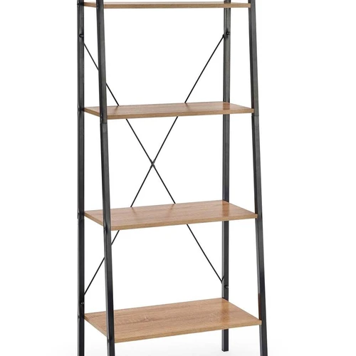 Moderni laminuota spinta balta su ąžuolo atspalviu