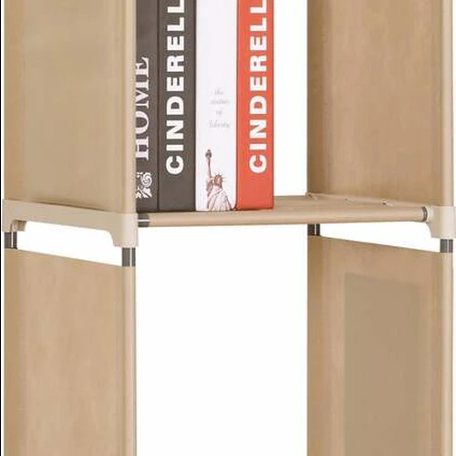 Smėlio spalvos sofos lova su plieno ir PVC pagrindu