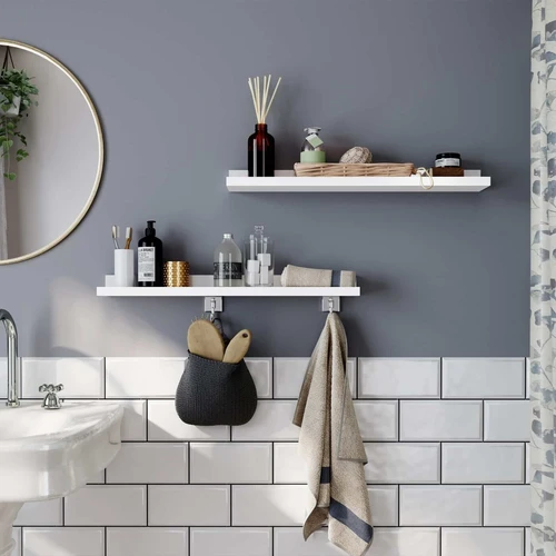 Plaukiojančios lentynos 60x10 cm – puikus būdas praturtinti kambarį