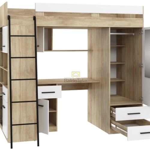 Patogi lova su 16 mm LMDP/ABS apdaila