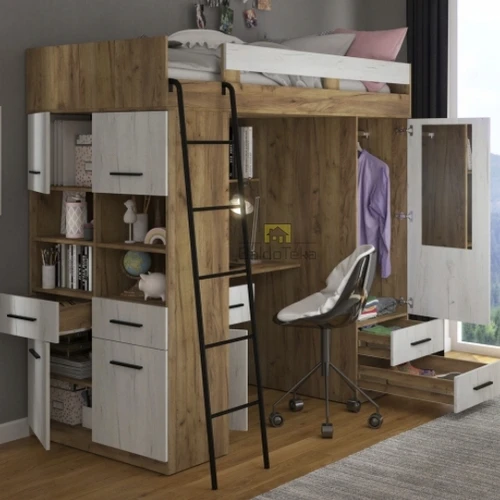 Lova su tyliu uždarymu ir spalvos pasirinkimu