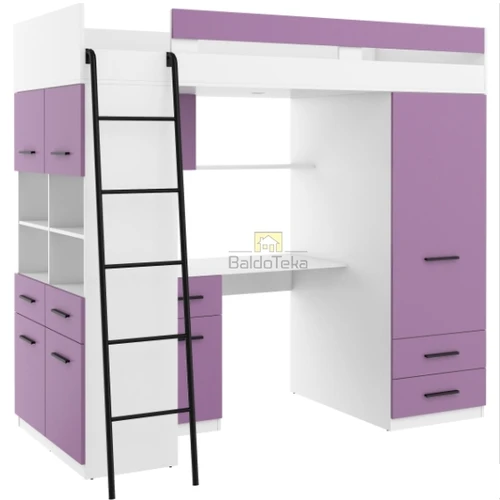 Lova su tylaus uždarymo sistema ir pagrindu