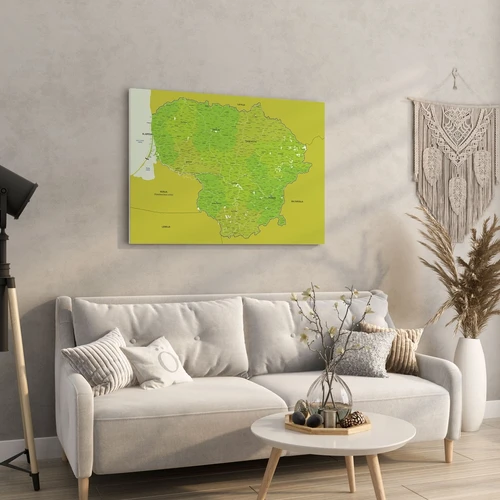 Išskirtiniai žemėlapiai su apsauginiu laku – spalvos išlieka ryškios iki 100 metų