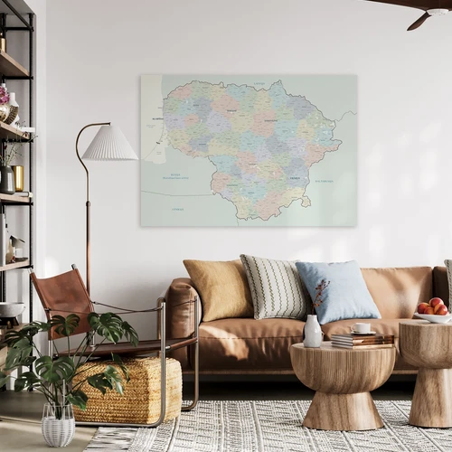 Ilgaamžiški žemėlapiai su 310g/m² drobe