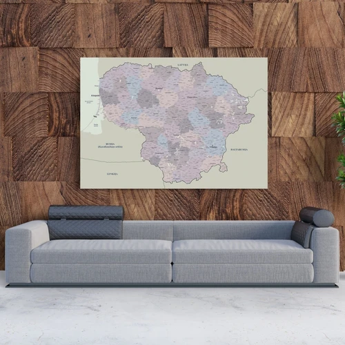 S žemėlapis 85x60 cm – 99 €