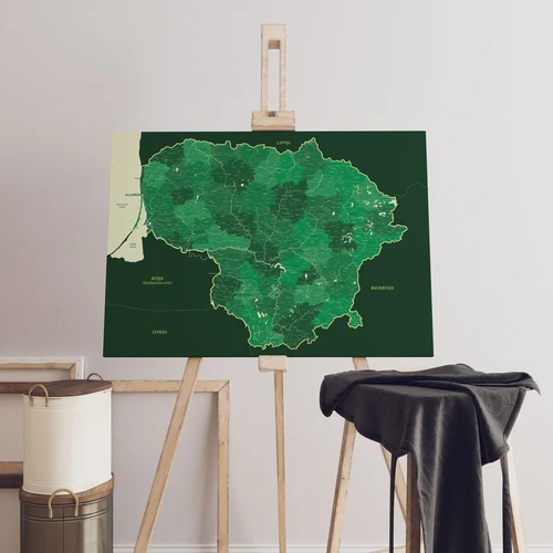 Kruopščiai pagaminti žemėlapiai Lietuvoje – profesionalūs ir patvarūs