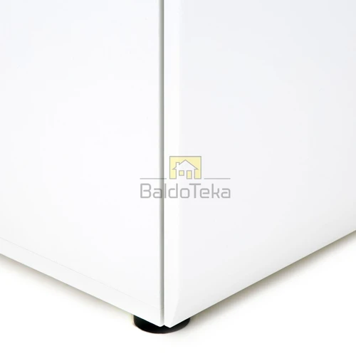 Plati spinta balta matinė ir blizgi, 84,9x194,5x36,9 cm