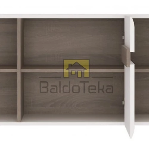 Ergonominė spinta su triufelinio ąžuolo dekoro detalėmis