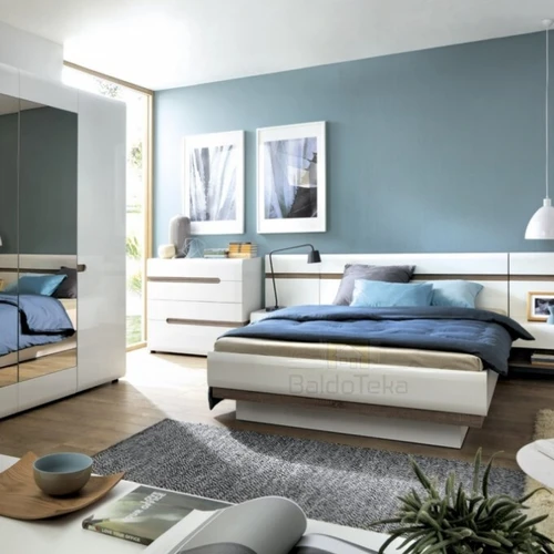 Stilingas spintos modulis su natūraliomis ąžuolo detalėmis