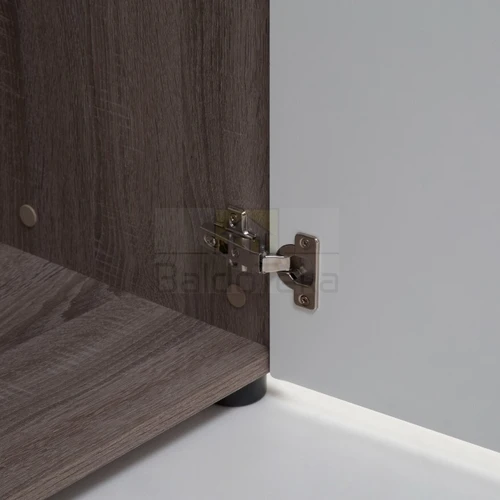 Patogi spinta su tylaus uždarymo mechanizmu