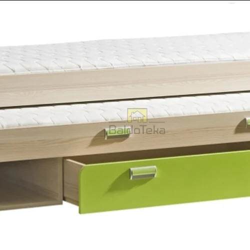 LORENTO lova su 2 poliuretaniniais čiužiniais ir grotelėmis