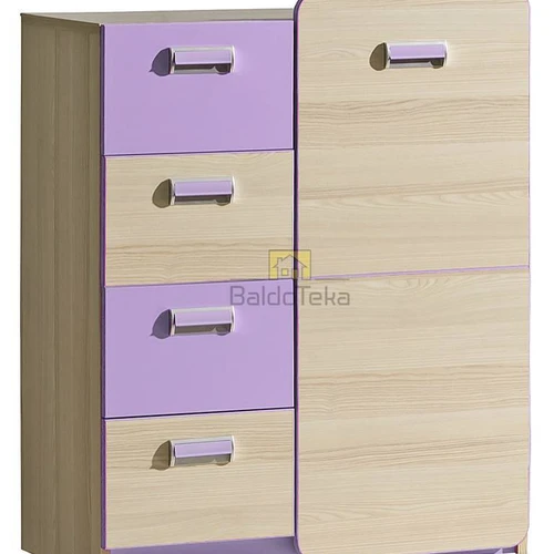 Erdvi spintelė su tvirtu LMDP korpusu